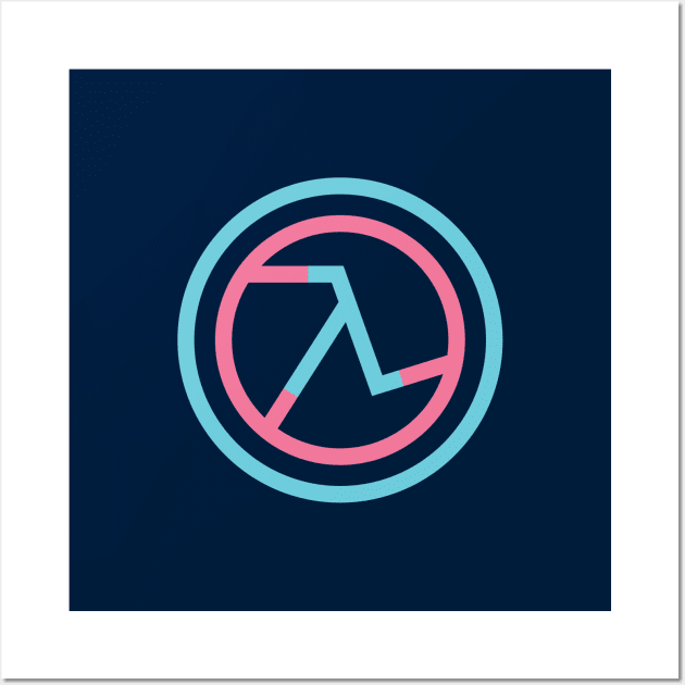 Half Life Lambda Symbol Wall Art by BadBox